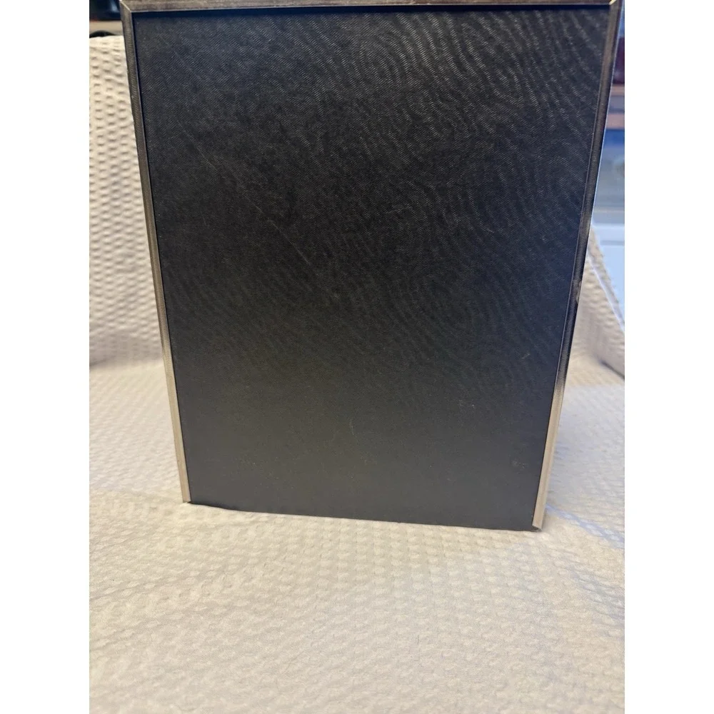 Vintage Silver Tone Double Picture Frame‎ 8x10 Photo Hinged Embossed Bottom Load